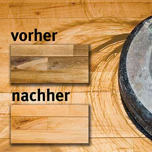 Ölwäsche vorher - nachher